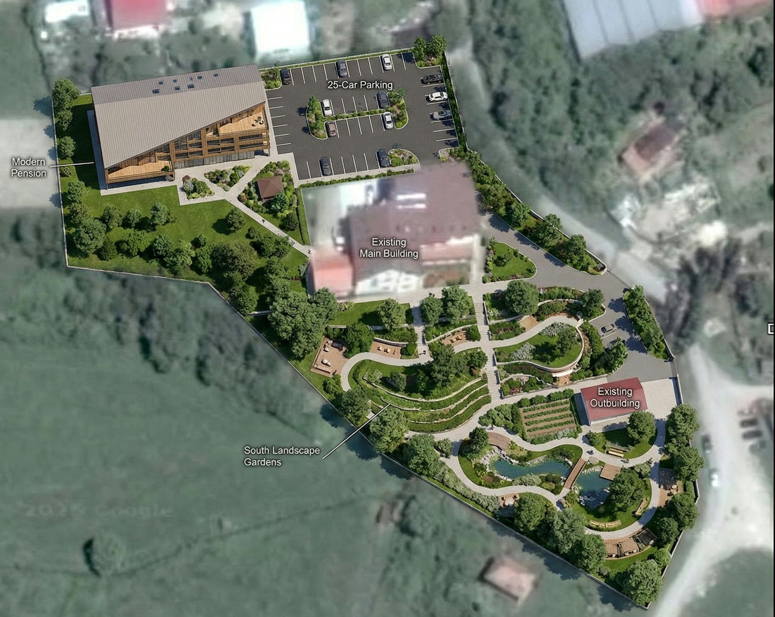 Plan de ansamblu — proiect turistic